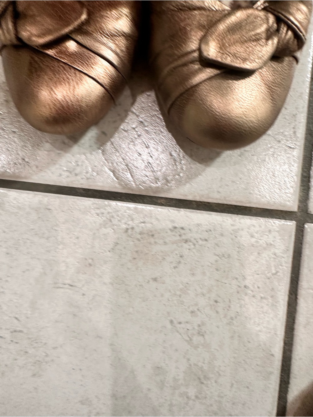 Born Metallic Gold Knot Ballet Flats - Women's Leather Size 7 Comfort Shoes - Picture 8 of 12